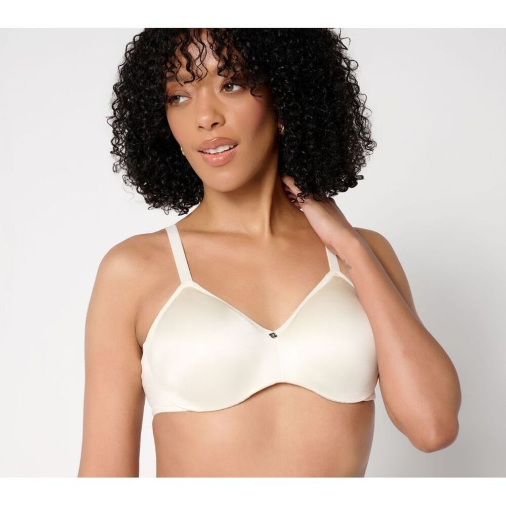 Gloria Vanderbilt Women's Bra Sz 36B Breezies Invisible Comfort White A679212